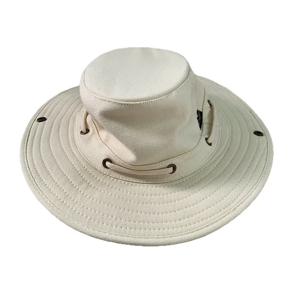 NWT Misty Mountain Activewear Boonie Hat Wide Brim‎ 100% Cotton XL Beige